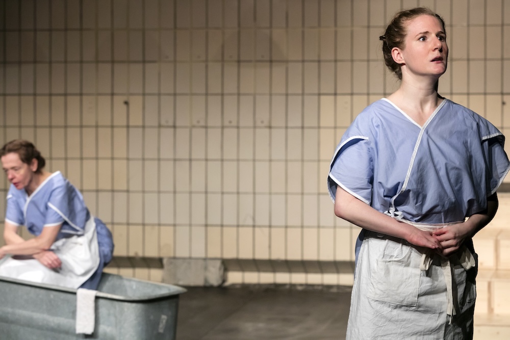 Luftschwimmen Produktionsszene