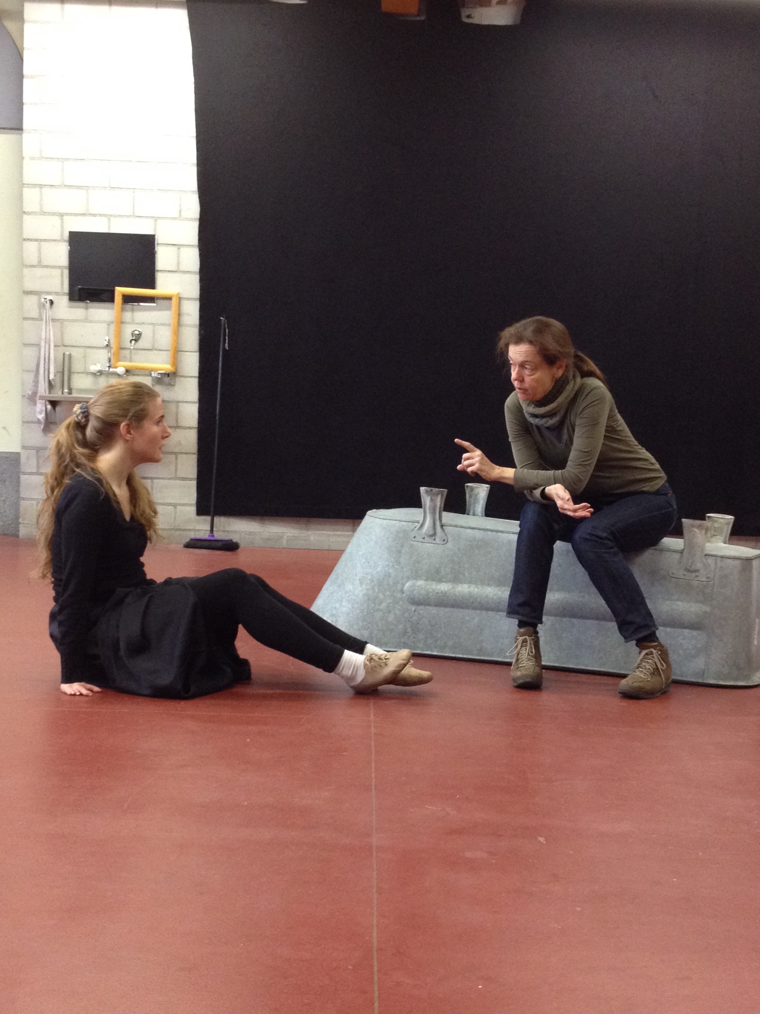 Luftschwimmen Aufführung