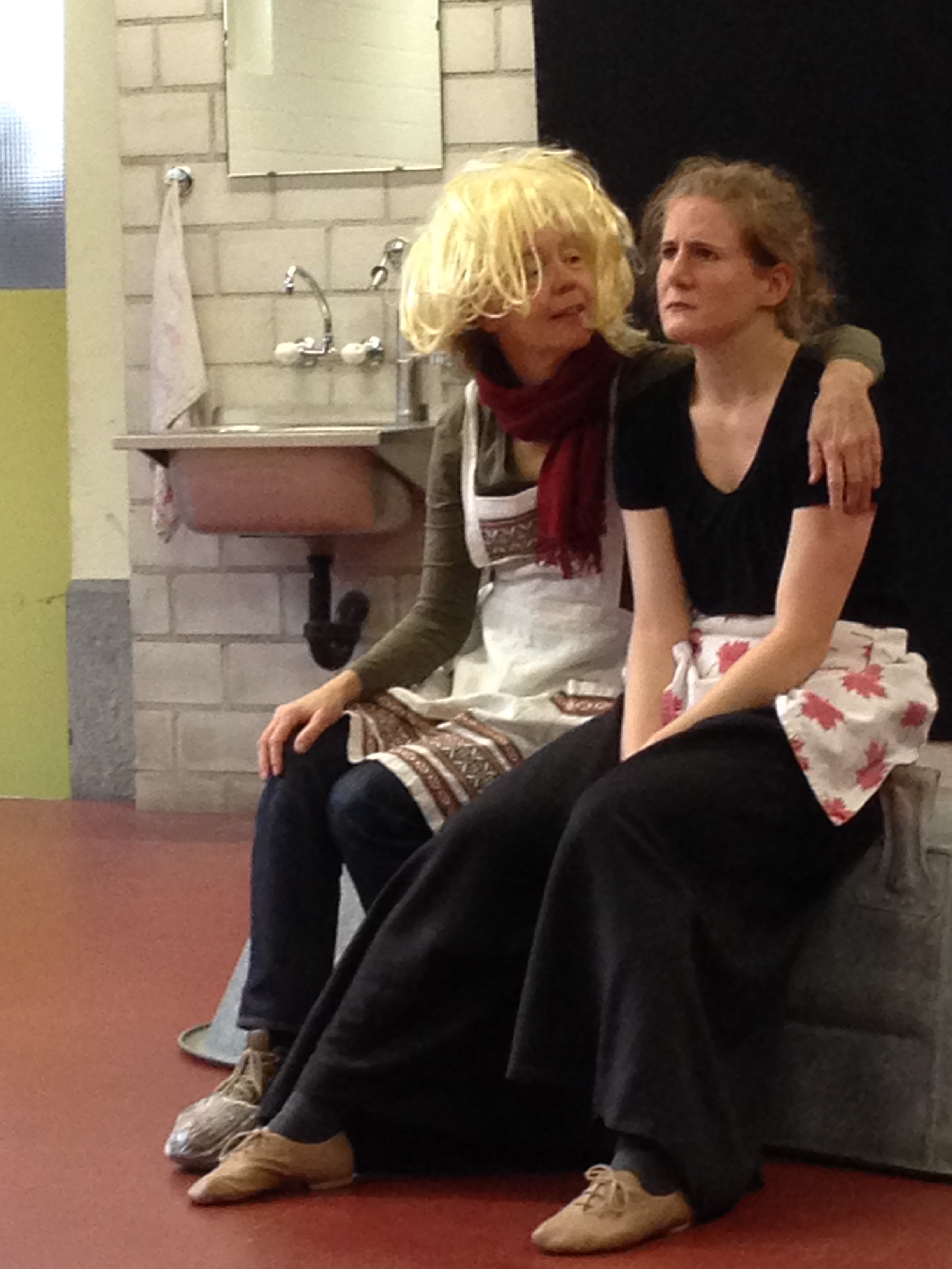 Luftschwimmen Aufführung